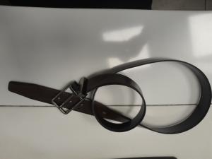 BROWN LEATHER BELT , BENSON &amp; THOMAS BRAND